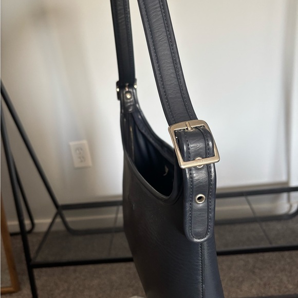 Coach Dark Blue Leather Bag - Picture 7 of 9